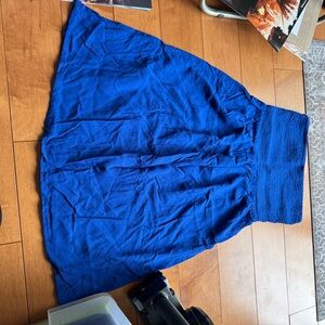 Elegant Blue Women's tube dress